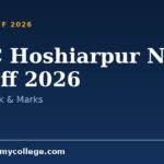GMC Hoshiarpur NEET Cutoff 2026: Closing Rank & Marks