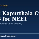 GMC Kapurthala Cutoff 2026 for NEET: MBBS Rank & Marks by Category