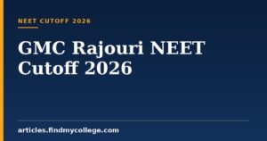 GMC Rajouri NEET Cutoff 2026