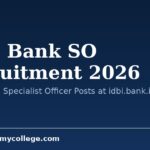 IDBI Bank SO Recruitment 2026: Apply for 31 Specialist Officer Posts at idbi.bank.in
