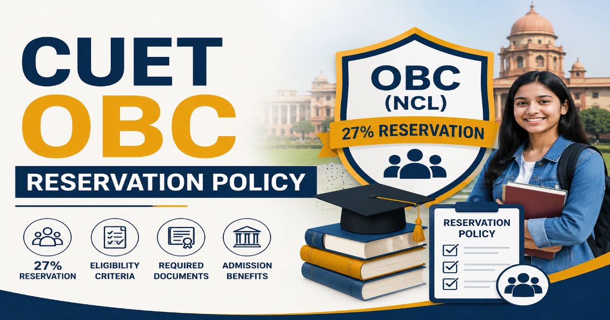 CUET OBC Reservation
