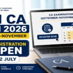 ICAI CA September-November 2026 Exams: Registration Open at eservices.icai.org