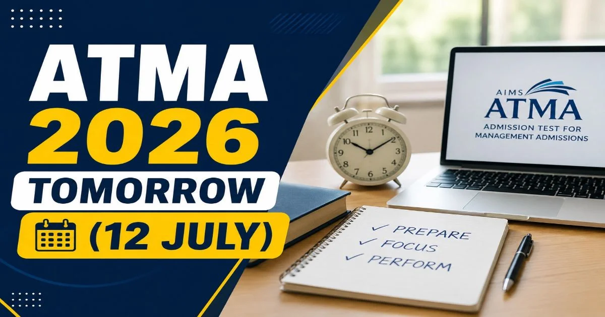 ATMA 2026 Tomorrow (12 july)