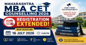 MHT MBA CAP 2026 Registration Extended