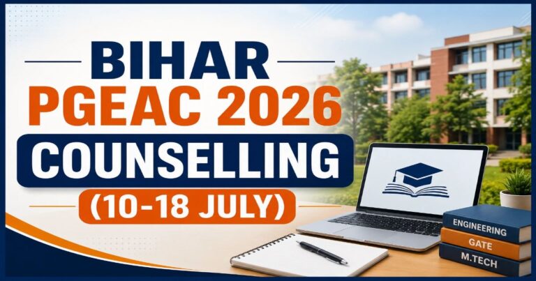 Bihar PGEAC 2026 Counselling