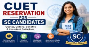 CUET Reservation for SC Candidates