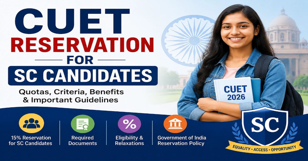 CUET Reservation for SC Candidates