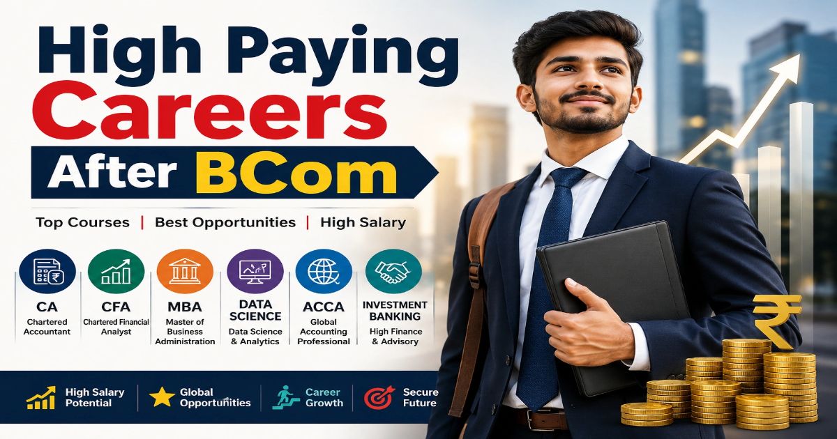 High Paying Careers After BCom