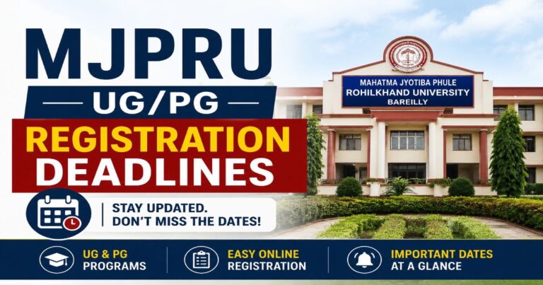 MJPRU UG/PG Phase 4 Registrations