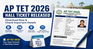 AP TET 2026 Hall Tickets Out Tomorrow