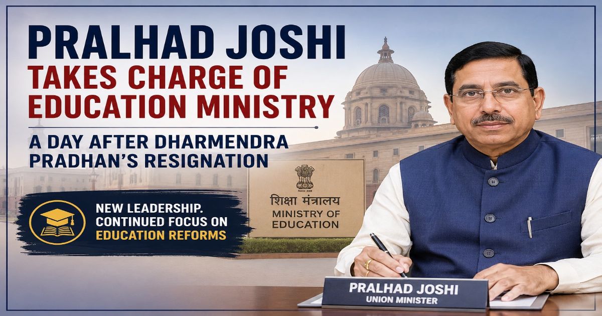 Pralhad Joshi Appointed as New Education Minister