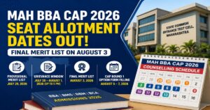 MAH BBA CAP 2026 Schedule