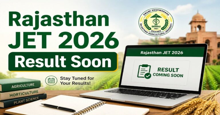 Rajasthan JET 2026 Result Soon