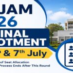 IIT JAM 2026 Additional & Final Allocation on 6th & 7th July 2026