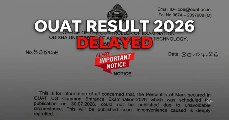 OUAT Results 2026 Delayed