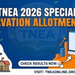 TNEA 2026 Special Reservation Allotment List Out, Accept by 5 PM Today (14 July)