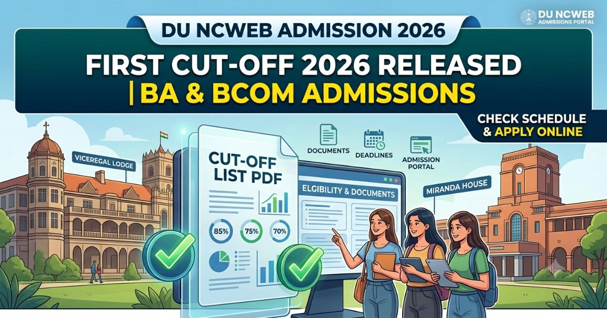 DU NCWEB First Cutoff 2026