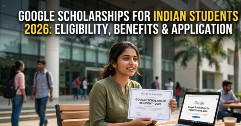 Google Scholarships for Indian Students