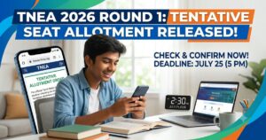 TNEA 2026 Round 1 Tentative Seat Allotment