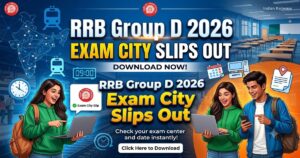 RRB Group D Exam City Slip Out