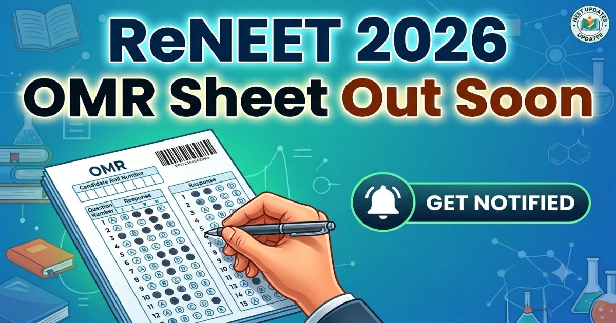 ReNEET 2026 OMR Sheet