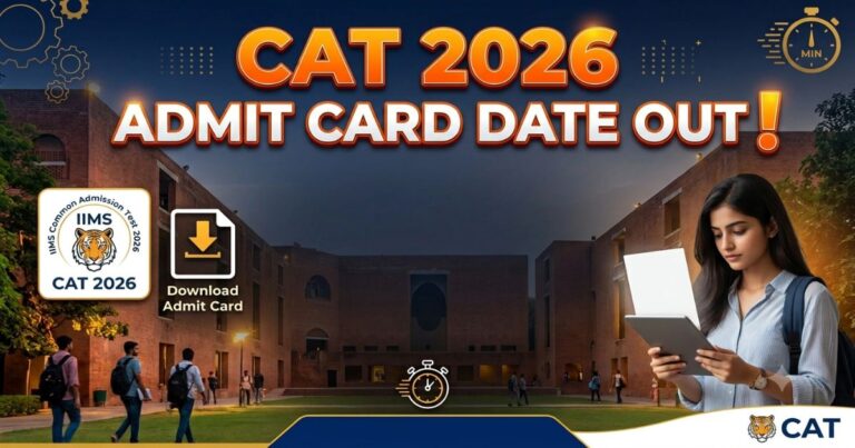 CAT 2026 Admit Card Date Out