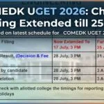 COMEDK UGET 2026 Round 1 Choice Editing Extended Till 25th July (12 Noon): Find Full Couselling Schedule