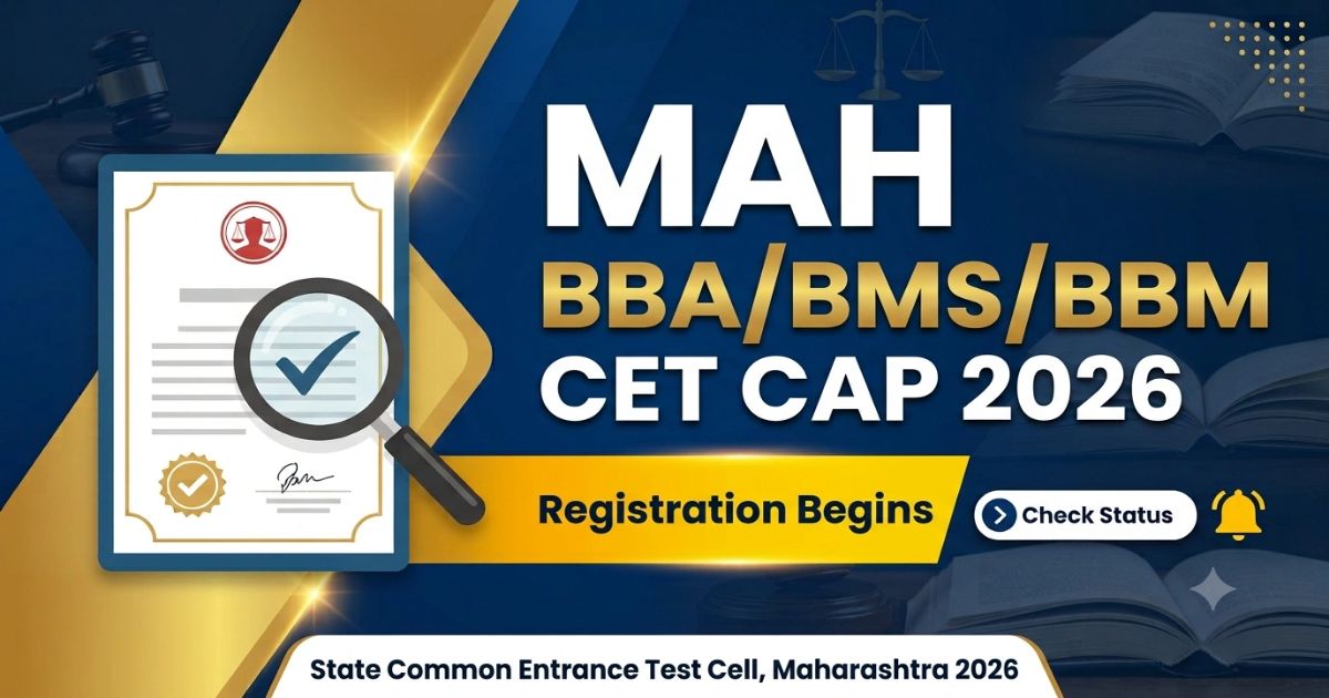 MAH BBA/BMS/BBM CET CAP 2026 Registration