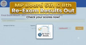 MP Board 5th, 8th Re-exam Result 2026 (Out) on 7th July at rskmp.in: Get Direct Links & More