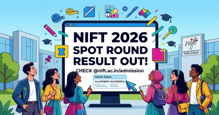 NIFT 2026 Spot Round Result