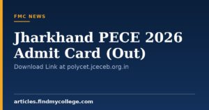 Jharkhand PECE 2026 Admit Card (Out), Download Link at polycet.jceceb.org.in