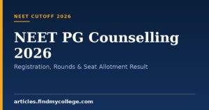 NEET PG Counselling 2026: Registration, Rounds & Seat Allotment Result