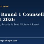 NEET Round 1 Counselling Result 2026: Registration, Rounds & Seat Allotment Result