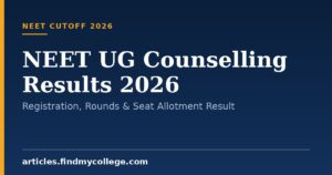 NEET UG Counselling Results 2026: Registration, Rounds & Seat Allotment Result