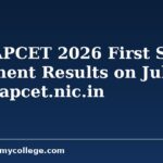 TG EAPCET 2026 First Seat Allotment Results on July 10 at tgeapcet.nic.in