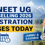 JK NEET UG 2026 Counselling Registration Closes Today at jkbopee.gov.in: Register Now