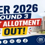 IISER Round 3 Seat Allotment 2026 Released; Download Letter at iiseradmission.in