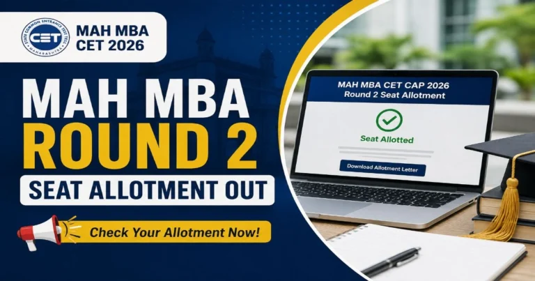 MAH MBA Round 2 Seat Allotment Out