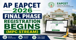 AP EAPCET 2026 Final Phase Registration Begins for MPC Stream