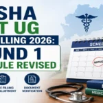 Odisha NEET UG Counselling 2026 Round 1 Revised Schedule