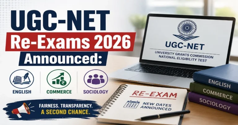 UGC-NET Re-Exams 2026 Announced
