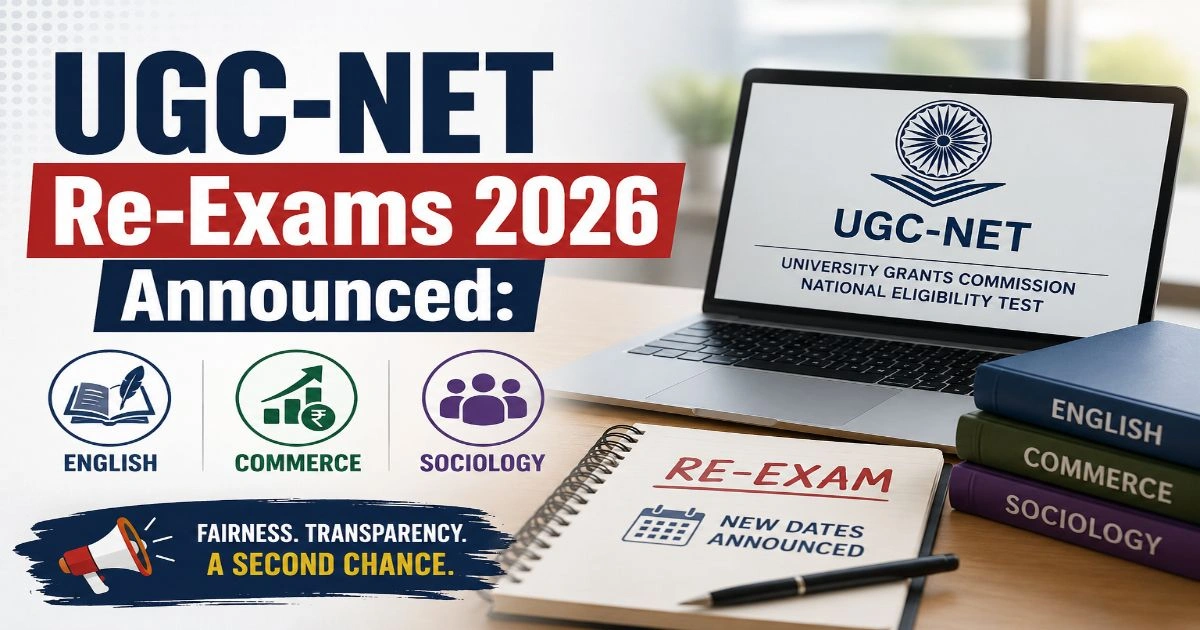 UGC-NET Re-Exams 2026 Announced