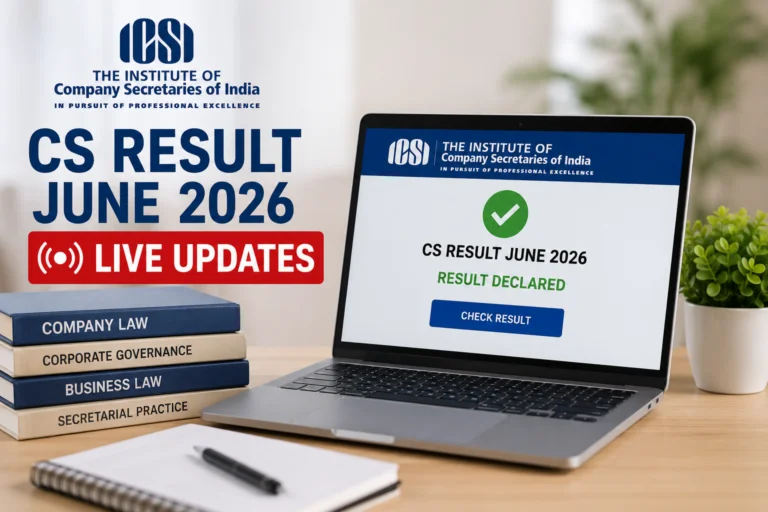 ICSI CS Result June 2026