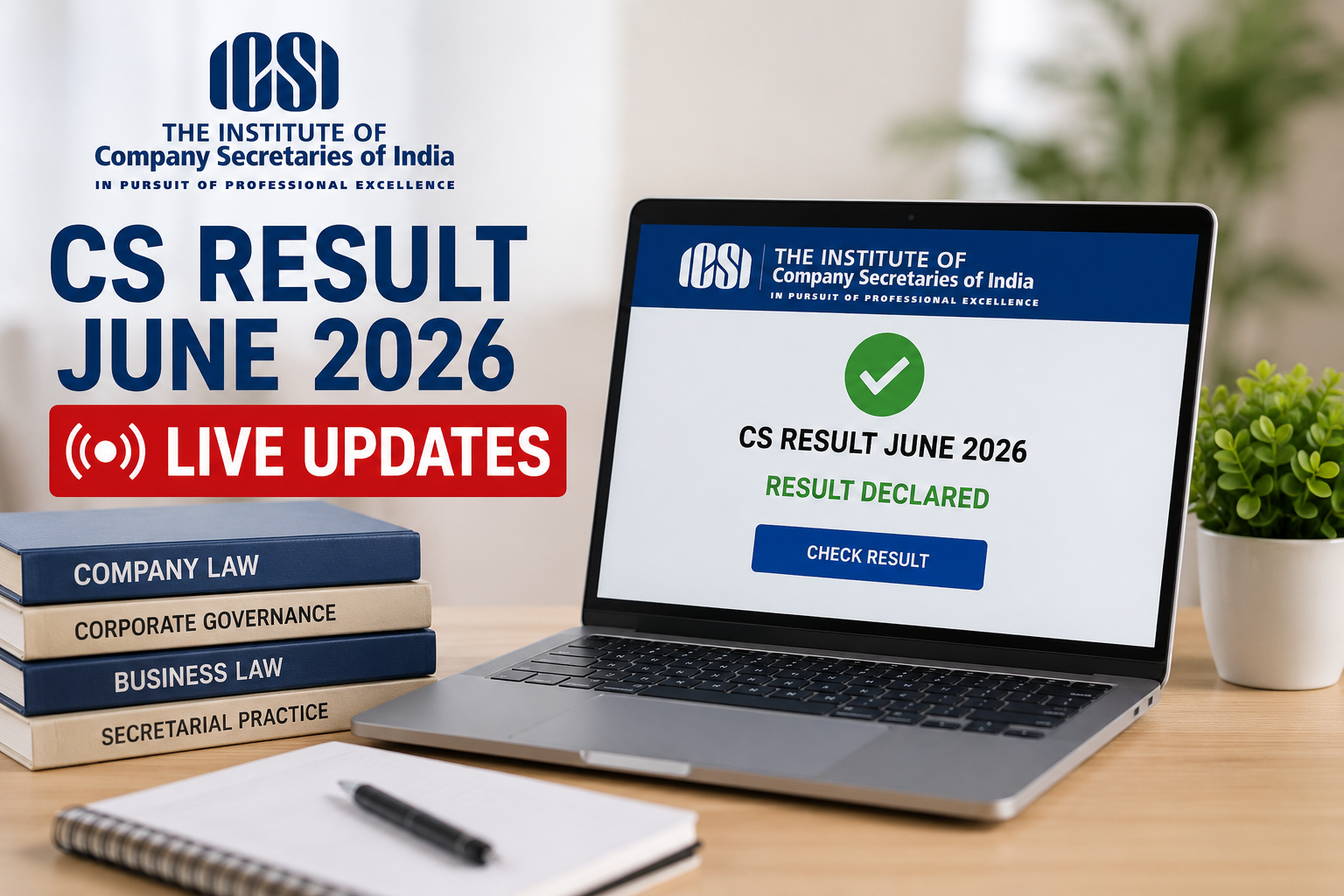 ICSI CS Result June 2026