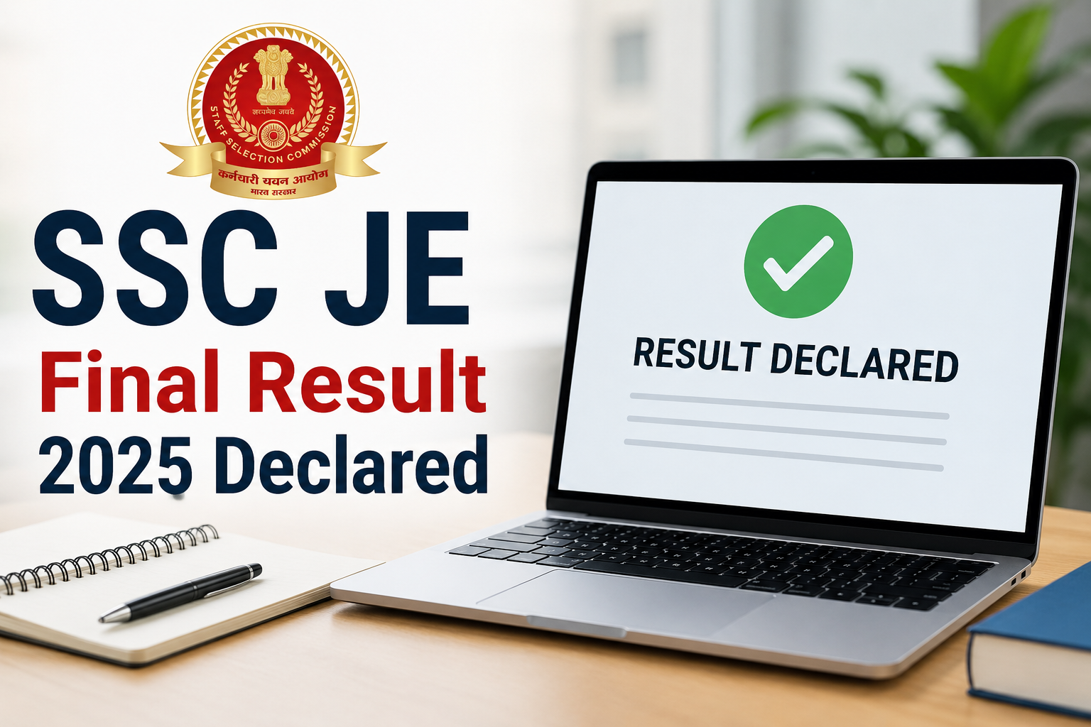 SSC JE Final Result 2025 Declared