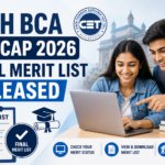 MAH BCA CET CAP 2026 Final Merit List Released at bca2026.mahacet.org; Check Your Rank & Next Steps