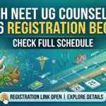 AYUSH NEET UG Counselling 2026 Registration Begins (31 August to 13 September): Check Full Schedule, How to Register & More