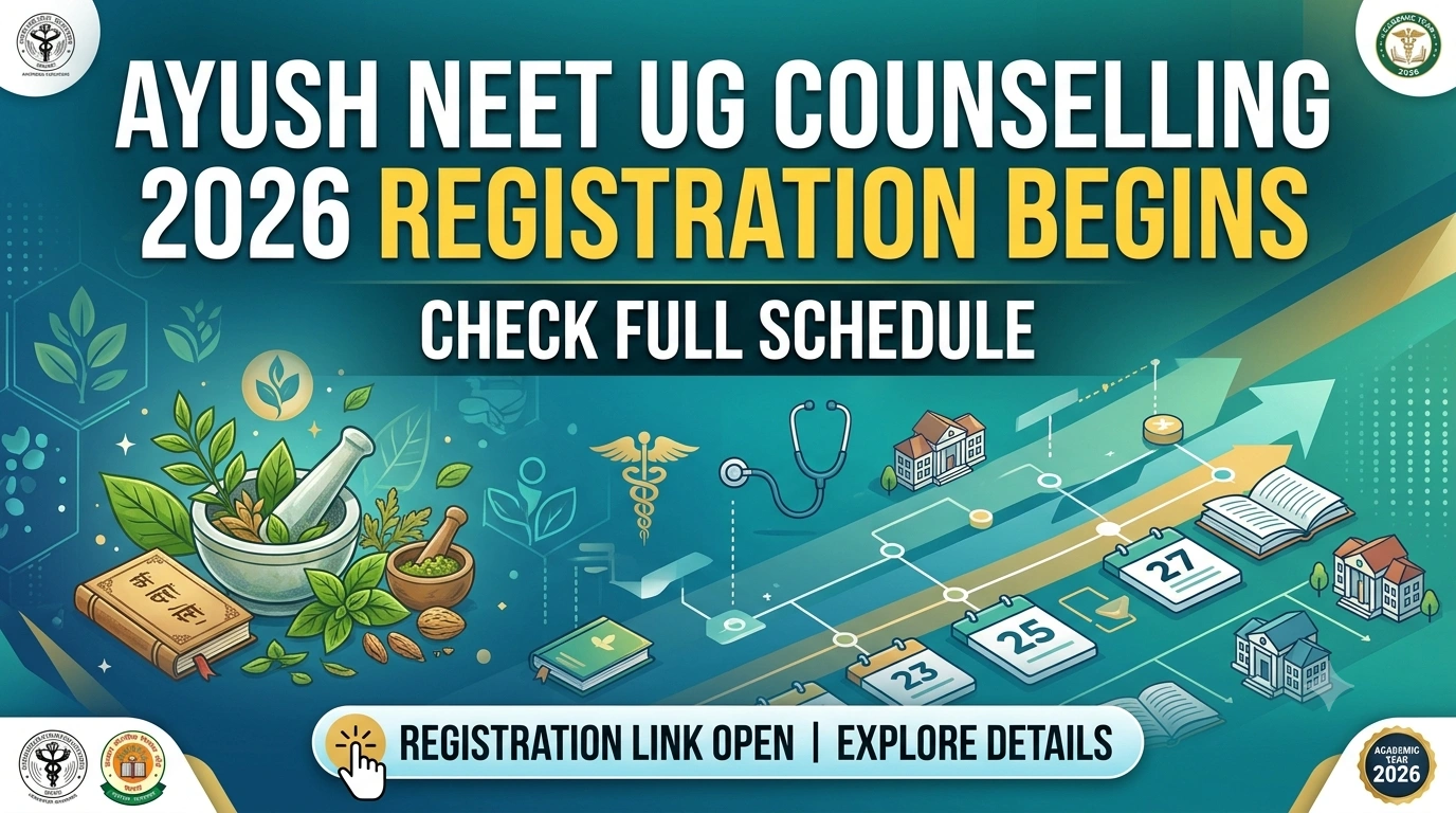 AYUSH NEET UG Counselling 2026 Registration Begins