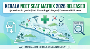 Kerala NEET Seat Matrix 2026 Release