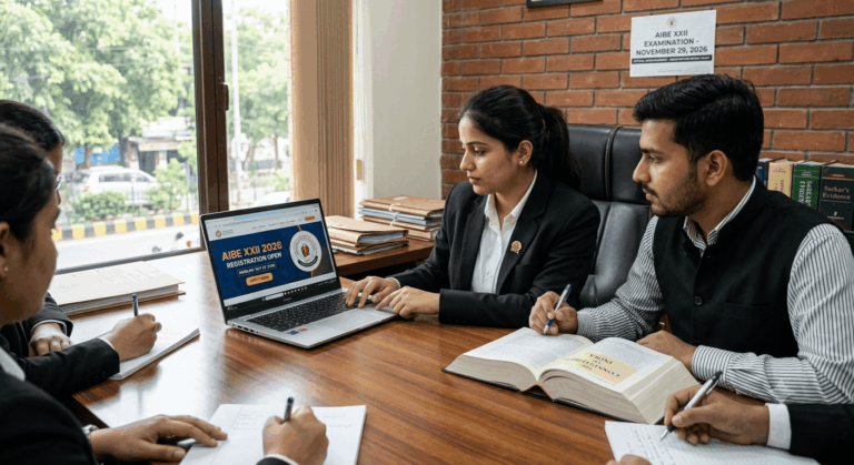 AIBE XXII Registration 2026 Opens Today: Exam Scheduled for November 29
